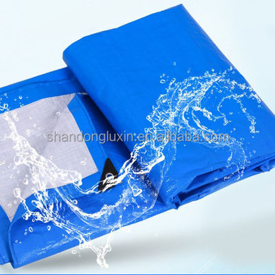 Plancha de suelo resistente al agua para Gladiator Camping PE recubierto de lonas azules pesadas