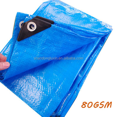 Color personalizado impermeable PE lonas para camión carpa cubierta material de trabajo pesado