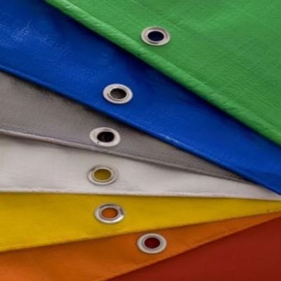 Rollo de lonas impermeable de lona de lonas pesadas PE Fabricado por para 2M-50M de ancho