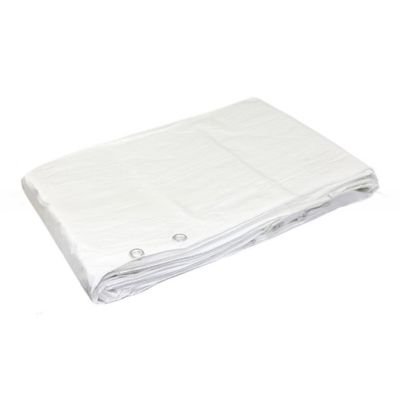 140g-220g Líneas acabadas de lonas blancas de PE ligeras cubiertas con patrón de cuadros