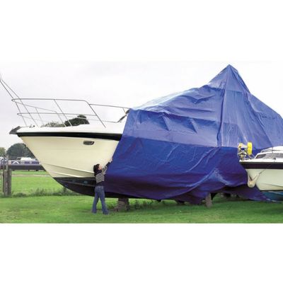 Polígono de teja de tejido HDPE revestido resistente a los rayos UV para tejas reforzadas de uso múltiple