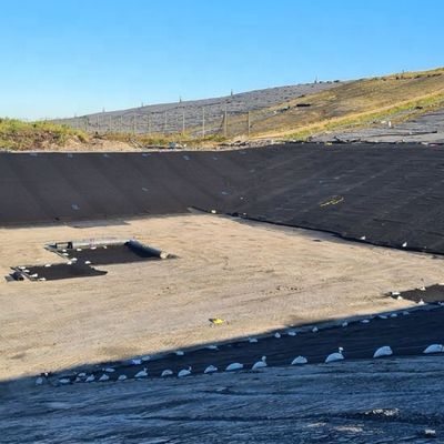 Geomembrana Brillante Geomembranas para evaporación de sal en Argentina Ancho 1m-8m