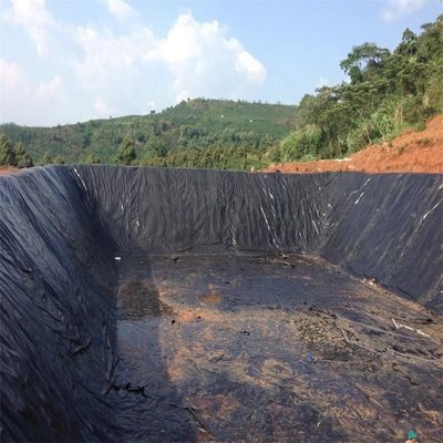 Agricultura pesquera estanque presa depósito de basura Liner Geomembrana HDPE 0,5 mm 0,75 mm 1,0 mm 1,5 mm 2,0 mm 3,0 mm