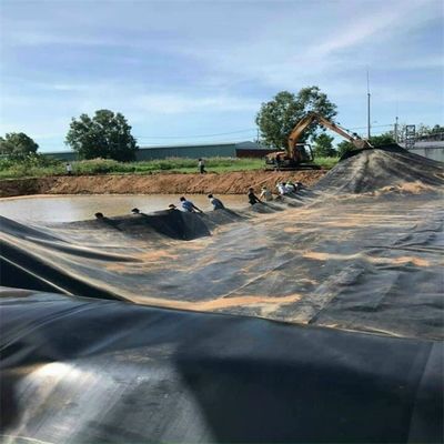 Agricultura pesquera estanque presa depósito de basura Liner Geomembrana HDPE 0,5 mm 0,75 mm 1,0 mm 1,5 mm 2,0 mm 3,0 mm