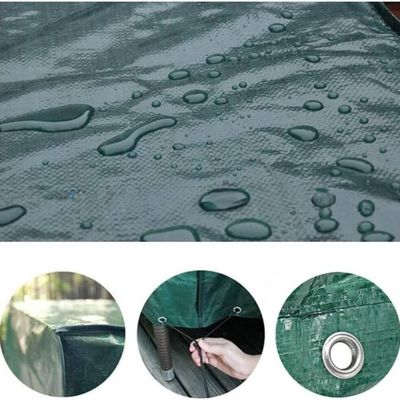 Tejido de lona de PE impermeable garantizado de 50 a 300 gramos para diversas aplicaciones