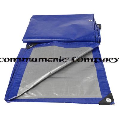 50-300gm Tejido de polietileno azul PE Tarpaulin tejido para cubierta de protección exterior