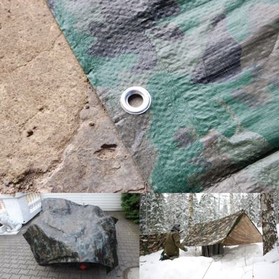 Hoja de lonas de PE resistente a los rayos UV y impermeable para cubertas de camiones/coches/barcos de larga duración