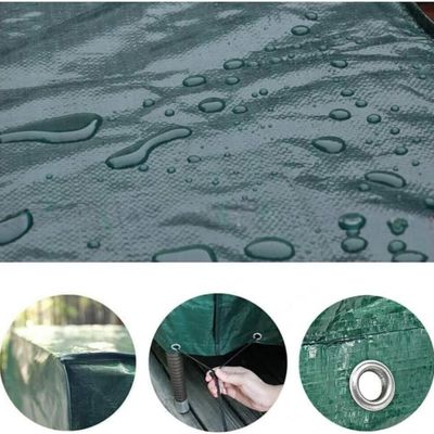 Precio asequible 500D-1500D Cuenta de hilos Tarpaulin HDPE para cubierta de techo impermeable