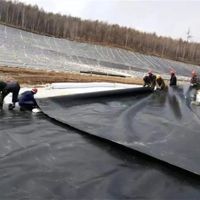 Envasador para estanques de acuarios de cultivo de peces con geomembrana de HDPE blanco y de larga duración