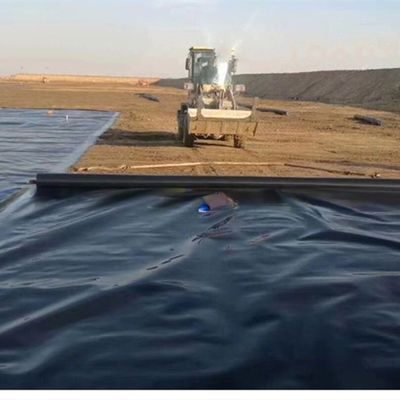 Depósito de desechos HDPE Geomembrana de estanque con doble textura resistente a los rayos UV e impermeable