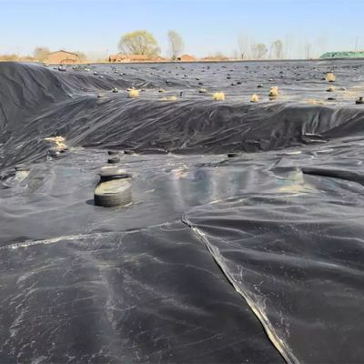 1.0mm Geomembrana 2mm Hdpe Geomembrana 20 Mil Liner de estanque para geomembranas 1m-8m ancho
