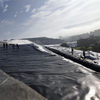 1.0mm Geomembrana 2mm Hdpe Geomembrana 20 Mil Liner de estanque para geomembranas 1m-8m ancho