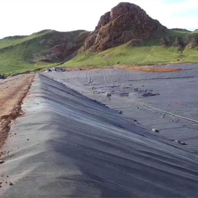 Geomembrana Brillante Negro 1.5mm/2.0mm HDPE para revestimientos impermeables de plástico
