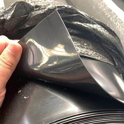 Geomembrana Brillante Negro 1.5mm/2.0mm HDPE para revestimientos impermeables de plástico