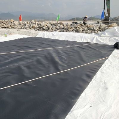 Geomembrana Brillante Negro 1.5mm/2.0mm HDPE para revestimientos impermeables de plástico