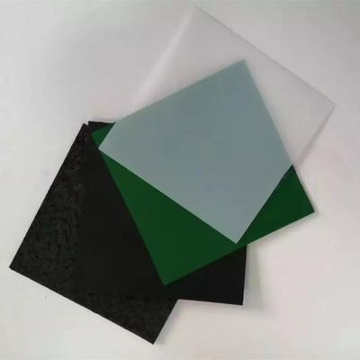 Geomembrana de HDPE de superficie doble lisa de 0,5 mm resistente a la corrosión para la cría de camarón