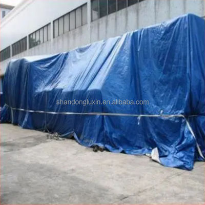 Superficie de tratamiento de LDPE Revestimiento azul PE Tarpaulin 200gsm 2m*100m Rollo de cubierta de lona hoja