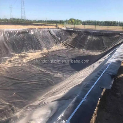 50-100m de longitud Hdpe de plástico Geomembrana de la hoja de impermeabilización para la acuicultura