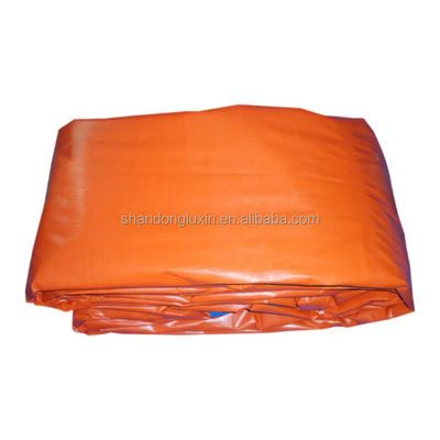 Rollo de lonas PE ligero para el origen Uea hoja naranja en 500D-1500D