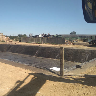 Liner para estanques de peces con geomembrana de HDPE de 500 micras para impermeabilización y impermeabilización
