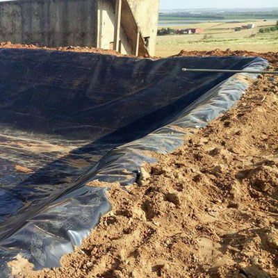 1.5 mm Geomembrana HDPE de vertederos de polietileno para proyectos industriales