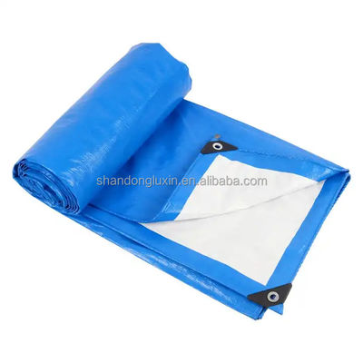 Tenda de cubierta de toldo de plástico PE Contenedor de cubierta abierta Tarpaulin Tarpa con anchura de 2M-50M
