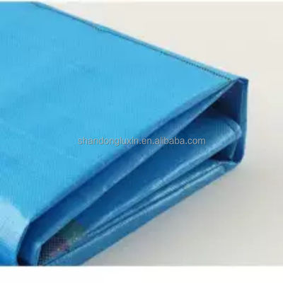 Tenda de cubierta de toldo de plástico PE Contenedor de cubierta abierta Tarpaulin Tarpa con anchura de 2M-50M