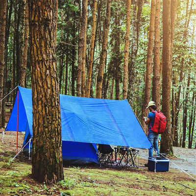 Tejido impermeable para telones exteriores con lona de PE recubierta y protección UV