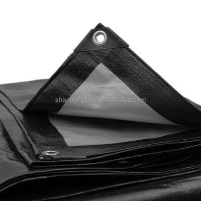 500D-1500D Hoja de lonas de PE de doble lado impermeable recubierta para muebles de jardín con dosel