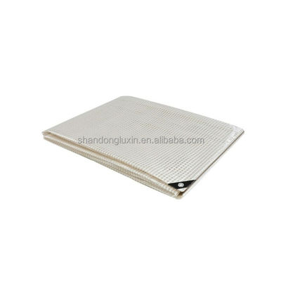 160g M2 Rolos de rayas Azul Blanco HDPE Tejido de tejido HDPE lonas con laminación de LDPE