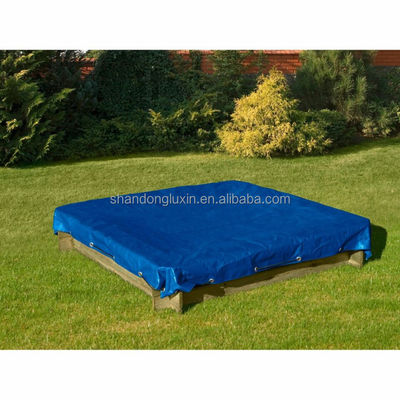 160g M2 Rolos de rayas Azul Blanco HDPE Tejido de tejido HDPE lonas con laminación de LDPE