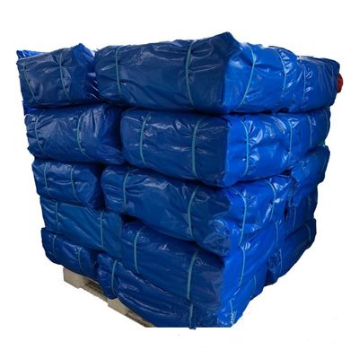 Tenda de lonas de PE azul recubierta para camión estilo impermeable a la lluvia contacto contacto