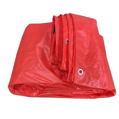 Polietileno rojo de lonas PE resistente a la radiación para resistir los rayos UV y bloquear la luz solar