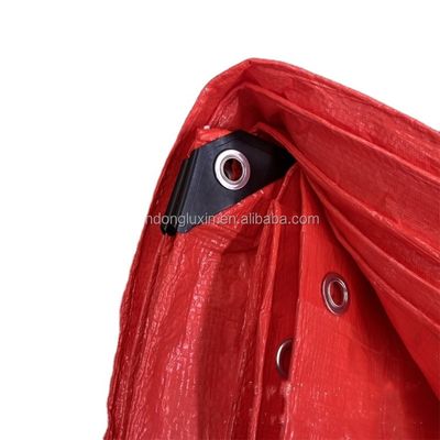 Polietileno rojo de lonas PE resistente a la radiación para resistir los rayos UV y bloquear la luz solar