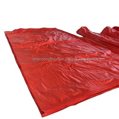 Polietileno rojo de lonas PE resistente a la radiación para resistir los rayos UV y bloquear la luz solar