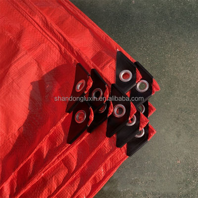 Polietileno rojo de lonas PE resistente a la radiación para resistir los rayos UV y bloquear la luz solar