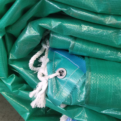 Tarpa verde de polietileno impermeable a la lluvia para tiendas de campaña Techo de toldo que cubre una larga vida útil
