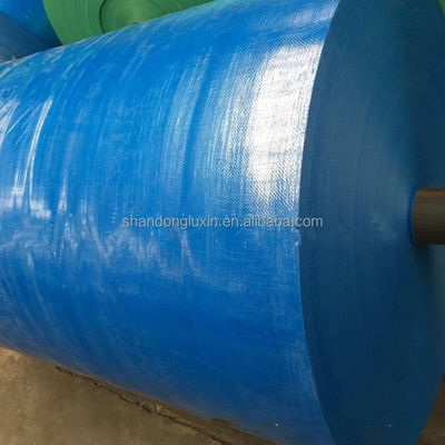 Alta dureza de superficie Tarpaulin PE para camión Color personalizado y bloque de plástico