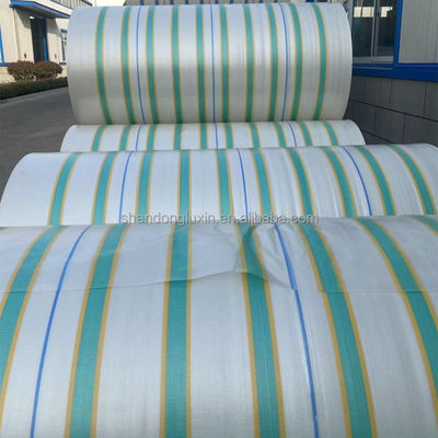 Tejido de lonas de PE resistente al sol, resistente al desgaste y resistente al agua para aplicaciones de trabajo pesado