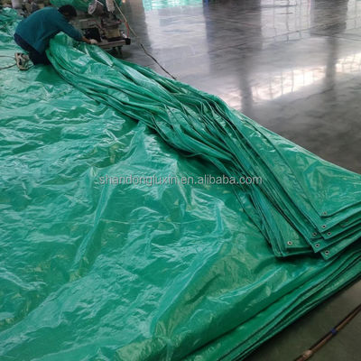 Tarpa PE impermeable a la humedad y al polvo, resistente a las lágrimas y de espesor ligero