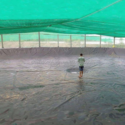 Geomembrana negra antipunción resistente a ácidos y álcalis para estanques de peces directamente