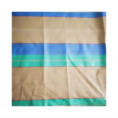 Tejido PE Tarpaulin Rayas a prueba de agua y polvo a prueba de lluvia a prueba de bloqueo de la luz solar recubierto
