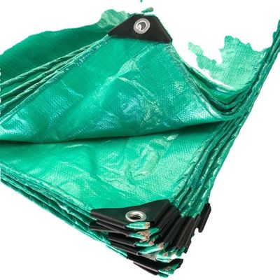 Tarpa PE resistente al agua fuerte Tarpa HDPE recubierta Tarpa 120g ancho 4m resistente a las lágrimas
