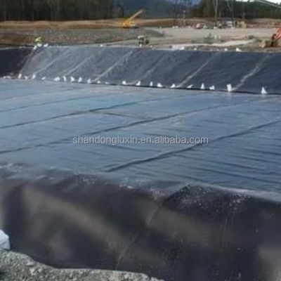 Geomembrana de superficie doble lisa 1 mm 2 mm para vertederos respetuosos con el medio ambiente