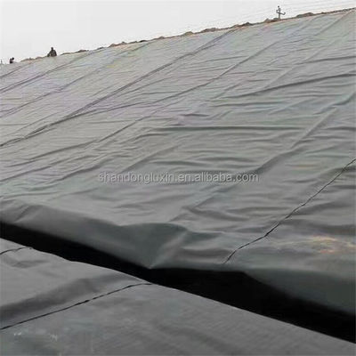 Geomembrana personalizada para estanques de peces e ingeniería civil 1 mm-2 mm de espesor Durable