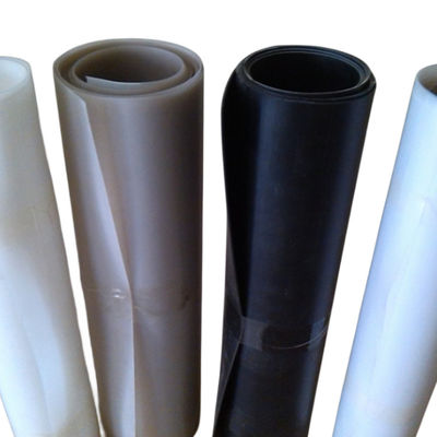 Geomembrana de HDPE 0,5 mm 1 mm 2 mm 2,5 mm para el revestimiento de estanques de peces 1-6 m de ancho Material impermeable