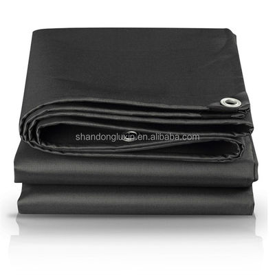 Tarpaolin PE 100% impermeable para la cubierta de camión y la cubierta de carga 50gm-270gm de trabajo pesado
