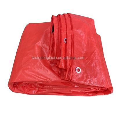 Tela PE Rojo Bloques a prueba de agua y polvo Luz solar Otros tejidos 3x4m 4x5m 4x6m