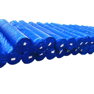 240 g de lonas impermeables de PE Tienda azul lonas impermeables de Hdpe con densidad 6*6-16*16