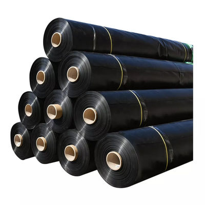 Geomembrana negra de 1 mm y 2 mm de ancho para la venta directa de tanques sépticos y vertederos.